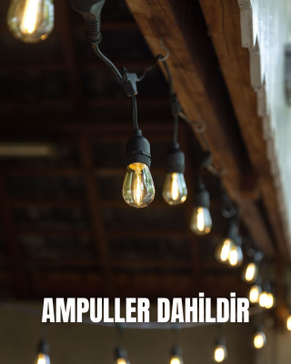 10 Metre Su Geçirmez Eklenebilir Dış Mekan Ampuller Dahildir