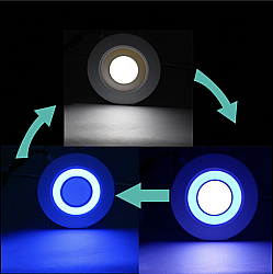 9W Çift Renkli Sıva Altı Yuvarlak Led Panel  - 6