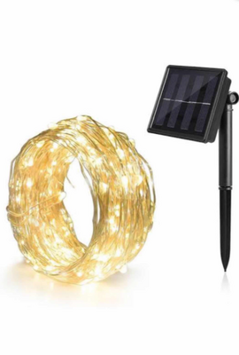 20 Metre Güneş Enerjili Solar Peri İp Led Işık Dış Mekan Bahçe Aydınlatma - 1
