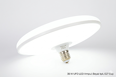 36 W Ufo Led Ampul Beyaz Işık 6400k E27 Duy - 1