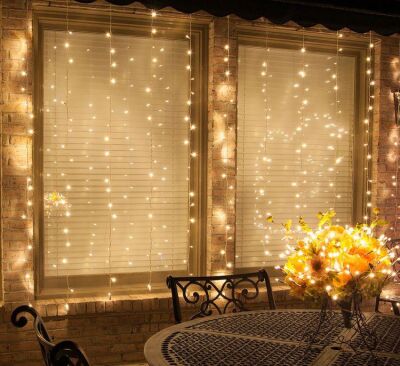 2x1 Metre Sarkıt Perde Led Işık Yılbaşı Aydınlatma - 1