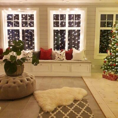 2x1 Metre Sarkıt Perde Led Işık Yılbaşı Aydınlatma - 5