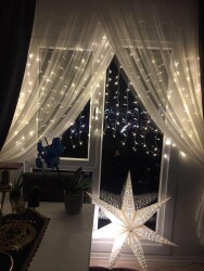 2x1 Metre Sarkıt Perde Led Işık Yılbaşı Aydınlatma - 6