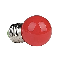  3 ADET 1W Gece Lambası Led Ampul Kırmızı Işık E-27 Duylu - 2