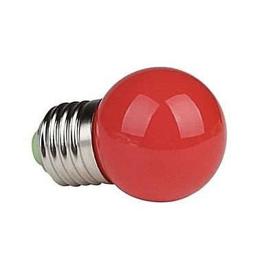  3 ADET 1W Gece Lambası Led Ampul Kırmızı Işık E-27 Duylu - 2