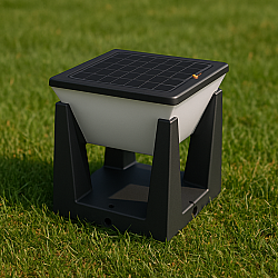 30W Güneş Enerjili 3 Renk Fonksiyonlu Bahçe Aydınlatma Dış Mekan Aydınlatması Solar Bahçe Armatür Küp - 6