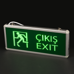 Ledreyon - 3W Çıkış Çift Yönlü Led'li Çıkış Armatürü