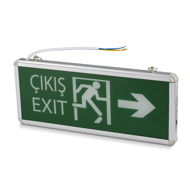 Ledreyon - 3W Sağ-Sol Çift Yönlü Led'li Çıkış Armatürü