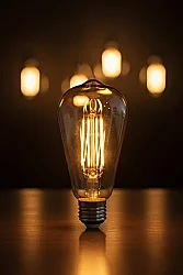 4W Rustik Led Ampul Filamanlı Ampul E-27 Duylu - 3