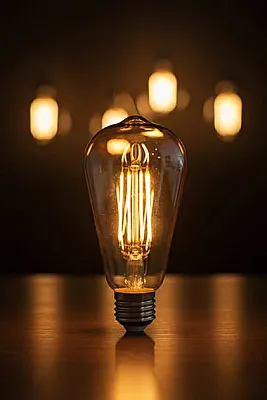 4W Rustik Led Ampul Filamanlı Ampul E-27 Duylu - 3