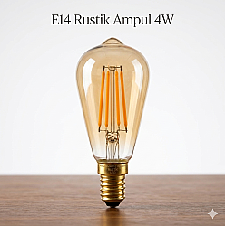 4W Rustik Led Ampul CT-4299 E-14 Duy
