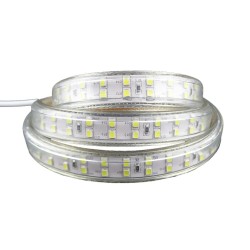5 Metre 220V IP65 Dış Mekan Çift Sıralı Şerit LED | Su Geçirmez Hortum LED - 2