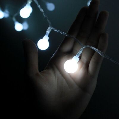 5 Metre 50 Top Led Işık Günışığı Fişli İç Mekan Dekoratif Işık Zinciri - 5