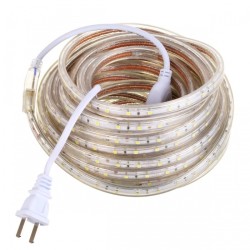5 Metre 5050 3 Çipli 220V IP65 Dış Mekan Hortum LED | Su Geçirmez Şerit LED - 2
