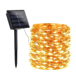 5 Metre Güneş Enerjili Solar Peri İp Led Işık Dış Mekan Bahçe Aydınlatma