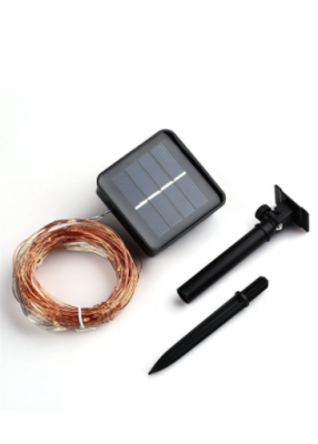 5 Metre Güneş Enerjili Solar Peri İp Led Işık Dış Mekan Bahçe Aydınlatma - 7