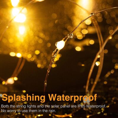 5 Metre Güneş Enerjili Solar Peri İp Led Işık Dış Mekan Bahçe Aydınlatma - 4