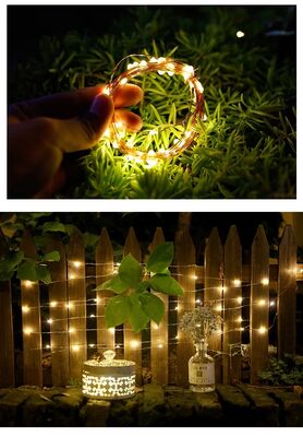 5 Metre Güneş Enerjili Solar Peri İp Led Işık Dış Mekan Bahçe Aydınlatma - 12