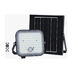 50W Solar Led Projektör Dış Mekan Bahçe Aydınlatma 2 Renk Fonksiyon Kumandalı - 2