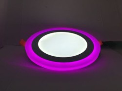 6W Çift Renkli Sıva Altı Yuvarlak Led Panel - Thumbnail