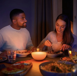 Ambians GO Taşınabilir Şarjlı Smart Küre Dekoratif Masa Gece Lambası - Thumbnail