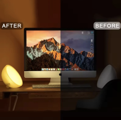 Ambians GO Taşınabilir Şarjlı Smart Küre Dekoratif Masa Gece Lambası - Thumbnail