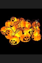 Balkabağı Led Işık Halloween Süslemeleri Led Işık - Thumbnail