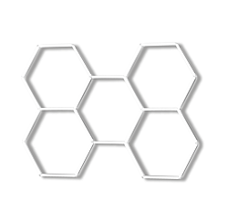 Cata 240 Watt Anzer Petek Şeklinde Led Linear Aydınlatma Armatürü Beyaz Işık Ct-9082 - 5