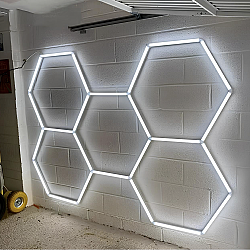 Cata 240 Watt Anzer Petek Şeklinde Led Linear Aydınlatma Armatürü Beyaz Işık Ct-9082