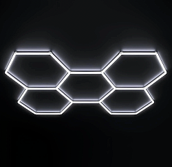 Cata 240 Watt Anzer Petek Şeklinde Led Linear Aydınlatma Armatürü Beyaz Işık Ct-9082 - 7