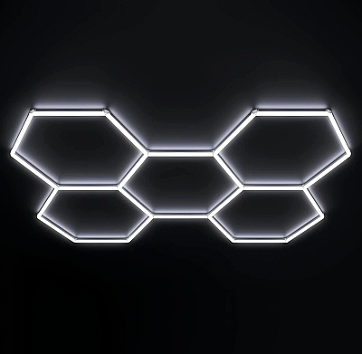 Cata 240 Watt Anzer Petek Şeklinde Led Linear Aydınlatma Armatürü Beyaz Işık Ct-9082 - 7