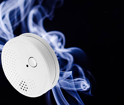 Kablosuz Pilli Duman Dedektörü 85 Desibel 3 Metre - 1