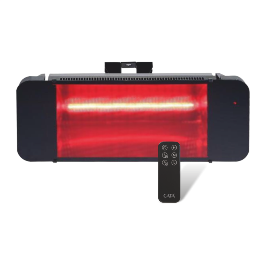 Cata - Cata Plazma Dış Mekan Isıtıcı 3 Kadem Isı Ayarlı CT-6060