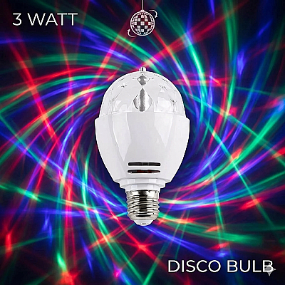 CT-4061 Cata 3W Power Led RGB Disko Lambası Disko Led Ampul - 1