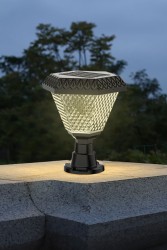 Kumandalı 30 Watt Güneş Enerjili Solar Set Üstü Bahçe Led Aydınlatma Armatürü 3 Renk - Thumbnail