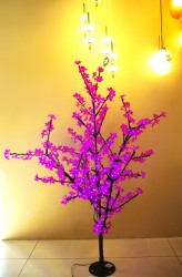 Dekoratif Su Geçirmez Led Işıklı Japon Sakura Kiraz Ağacı Ledli Büyük Ağaç Aydınlatma Yılbaşı Otel Cafe Restoran Süslemesi - Thumbnail