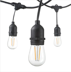 10 Metre E-27 Duylu Dış Mekan Sarmaşık İp Led Bahçe Aydınlatma - 10 Duylu - 9