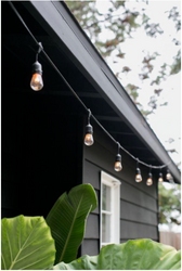 10 Metre E-27 Duylu Dış Mekan Sarmaşık İp Led Bahçe Aydınlatma - 10 Duylu - 3