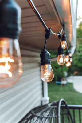 10 Metre E-27 Duylu Dış Mekan Sarmaşık İp Led Bahçe Aydınlatma - 10 Duylu