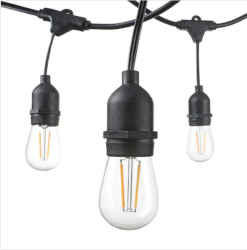 5 Metre E-27 Duylu Dış Mekan İp Led Bahçe Aydınlatma - 5 Duylu - 11