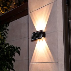 Güneş Enerjili 30 Watt Solar Merkür Aplik Bahçe Aydınlatma - Thumbnail