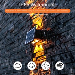 Güneş Enerjili Solar Merkür Aplik Bahçe Aydınlatma - Thumbnail