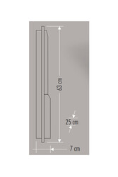 Güneş Enerjili 90W 6400K Beyaz Solar Sokak Lambası Armatür - 2