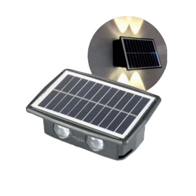 Güneş Enerjili Solar Duvar Aplik Led Aplik Bahçe Aydınlatma Armatürü Balkon Teras Aydınlatma