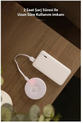 Hareket Sensörlü - Usb Şarjlı - Led Işık Lamba - Dolap İçi Aydınlatma - Thumbnail