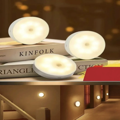 Hareket Sensörlü - Usb Şarjlı - Led Işık Lamba - Dolap İçi Aydınlatma