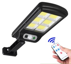 Kumandalı Güneş Enerjili Solar Bahçe Aydınlatma Armatürü Bahçe Lambası - Thumbnail