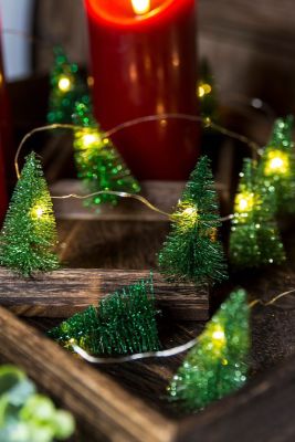 Mini Çam Ağaçlı Peri Led Işık Yılbaşı Süsleri Led Aydınlatma