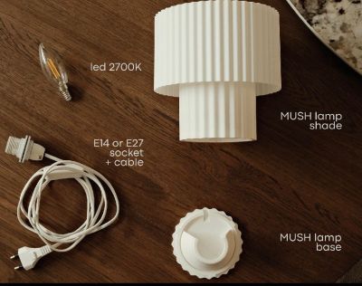 Özel Tasarım Dekoratif Masa Lambası - Gece Lambası - Ampul Dahildir