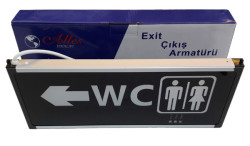 Ledreyon - Şarjlı Led Tuvalet WC Tabelası